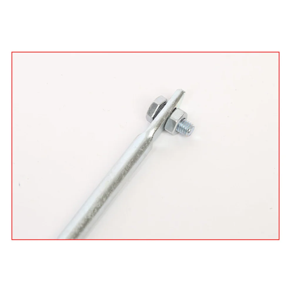 1pc Galvanized Grounding Pin 12 * 500 Straight Single Hole Grounding Lightning protection Static Elimination Grounding Wire Pin