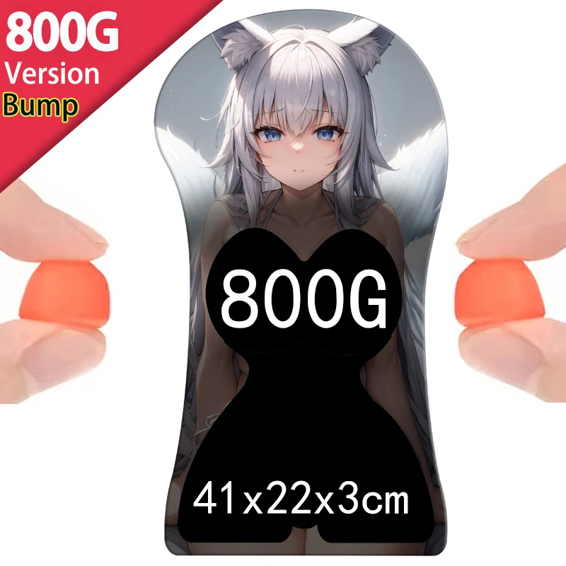 Large Naked girl 3D Whole Body Desk Mat Shinano Wrist Rest Anime Sexy Kawaii Soft Silicone MousePad Gamer Accessory Own Image