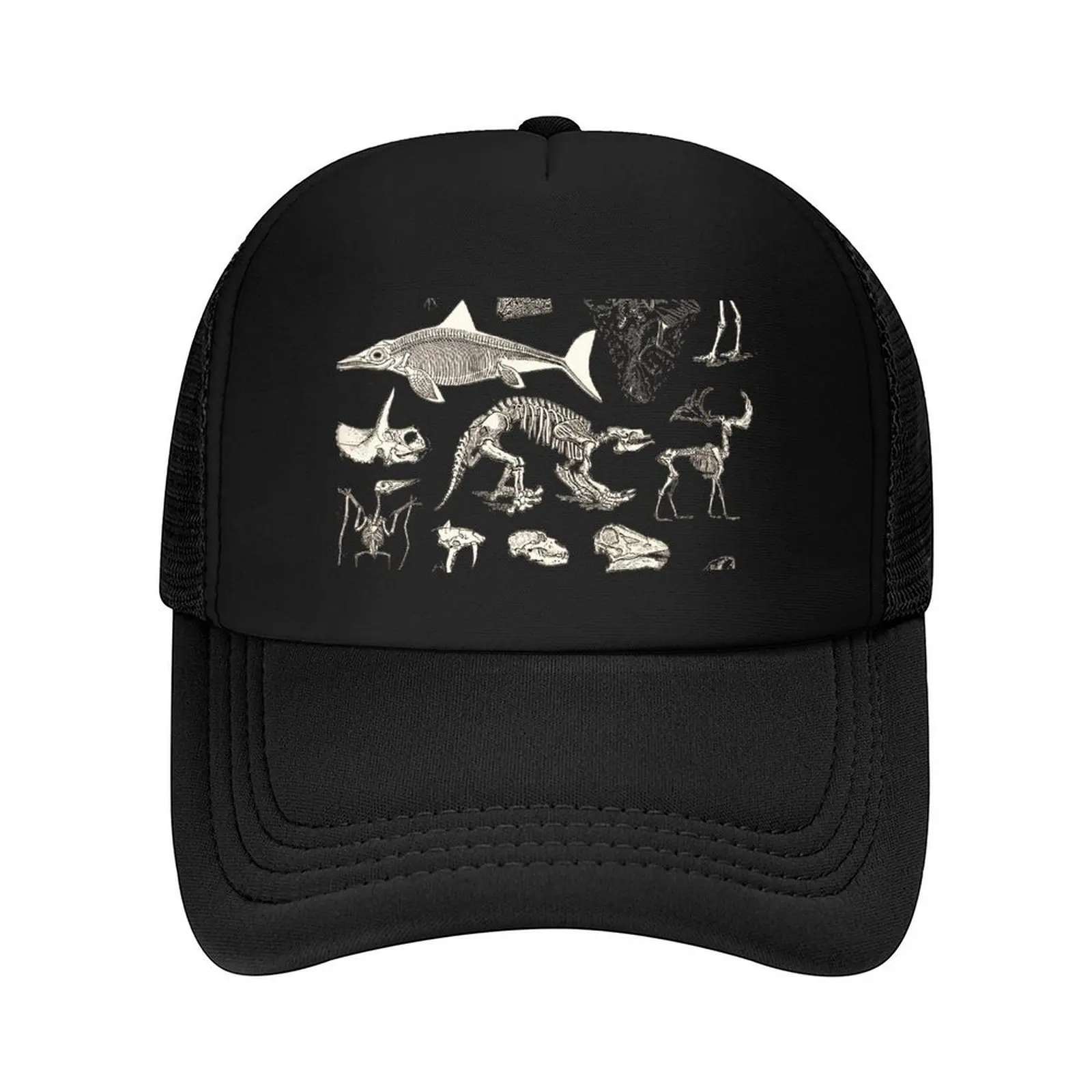 

Paleontology Illustration Baseball Cap Rave Icon fashionable Cosplay Caps For Men Women's