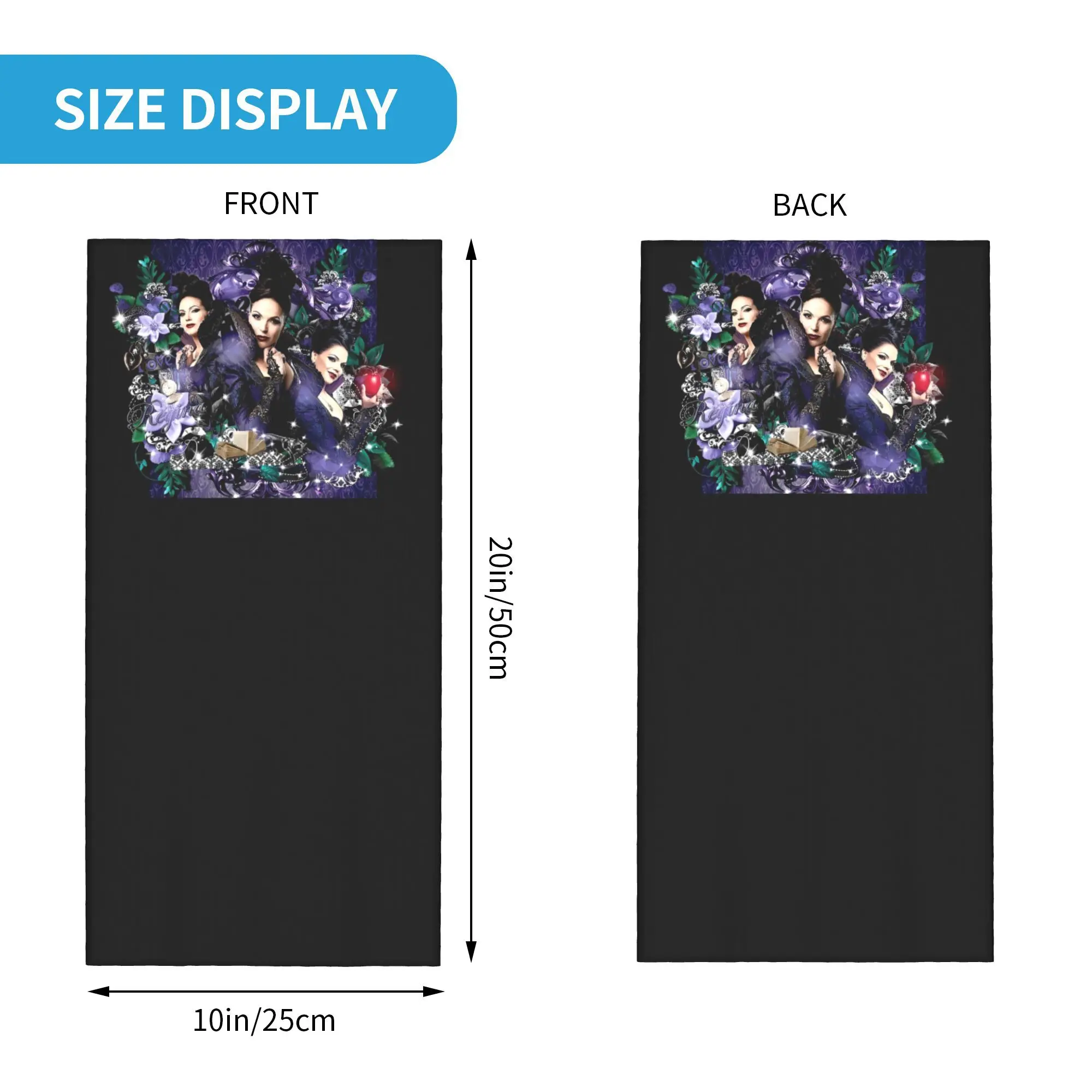 ريجينا ميلز ذات مرة باندانا الرقبة الجراب المطبوعة التفاف قناع وشاح متعدد الاستخدام قناع الوجه ركوب الدراجات للجنسين الكبار الشتاء