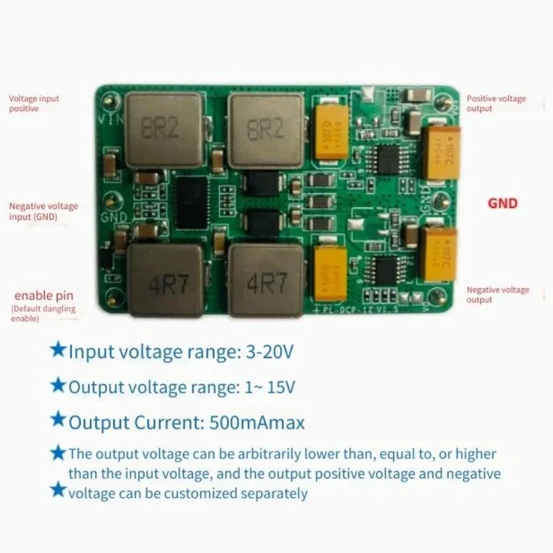 VoltSLt8582 And Lt3045andlt3094 Positive And Negative 12v Dual Power Output Ultra-low Noise Power Module