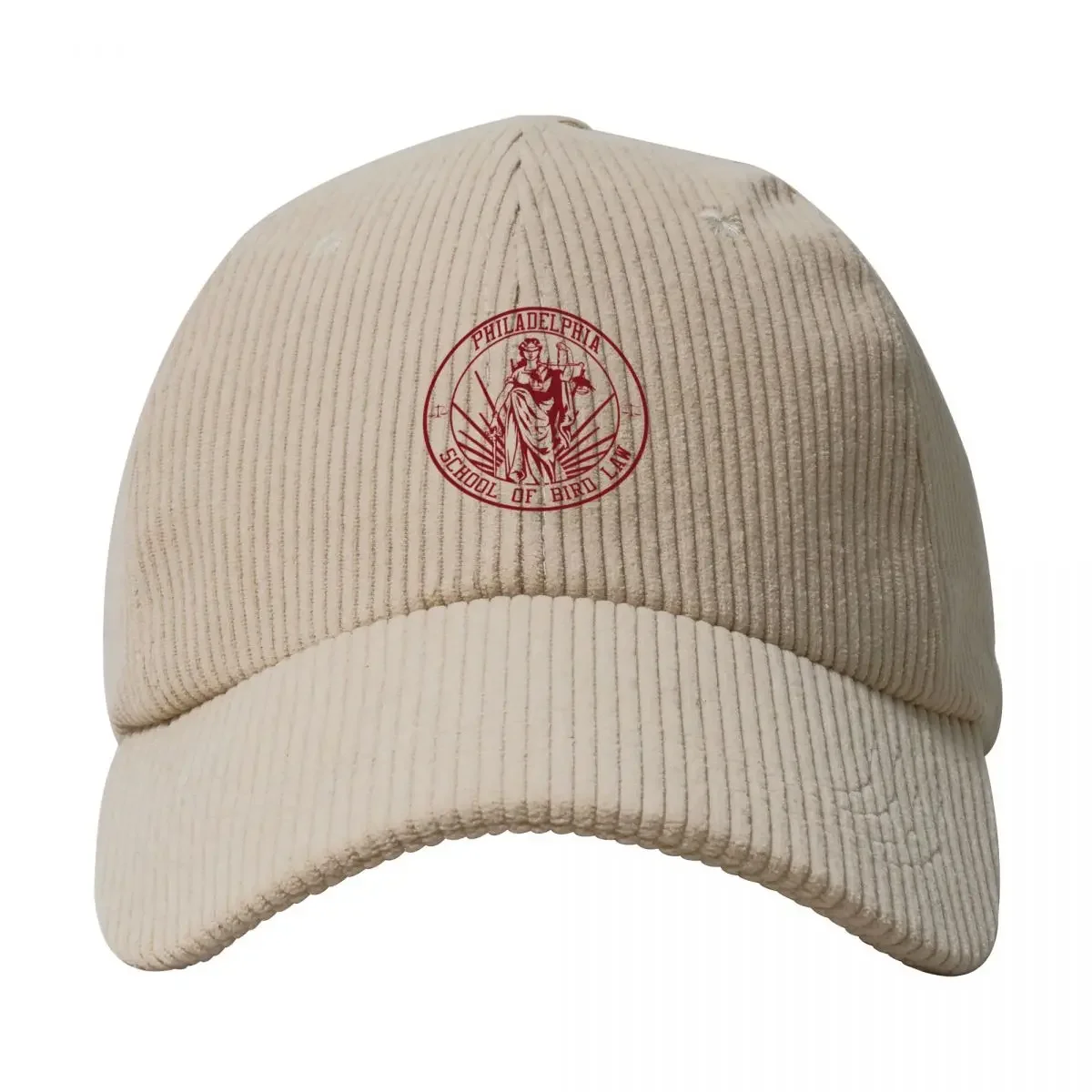 Philadephia School of Bird Law Corduroy Baseball Cap cute New In Hat sun hat Mens Caps Women's