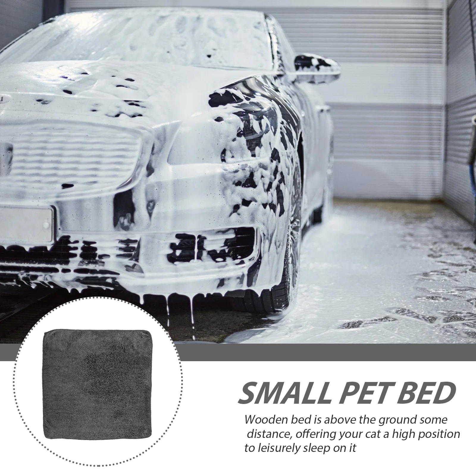 

12pcs 40x40cm Microfiber Cleaning Rags Super Absorbent Car Wash Towels Car Cleaning Towel Home Cloth Vehicle Supplies