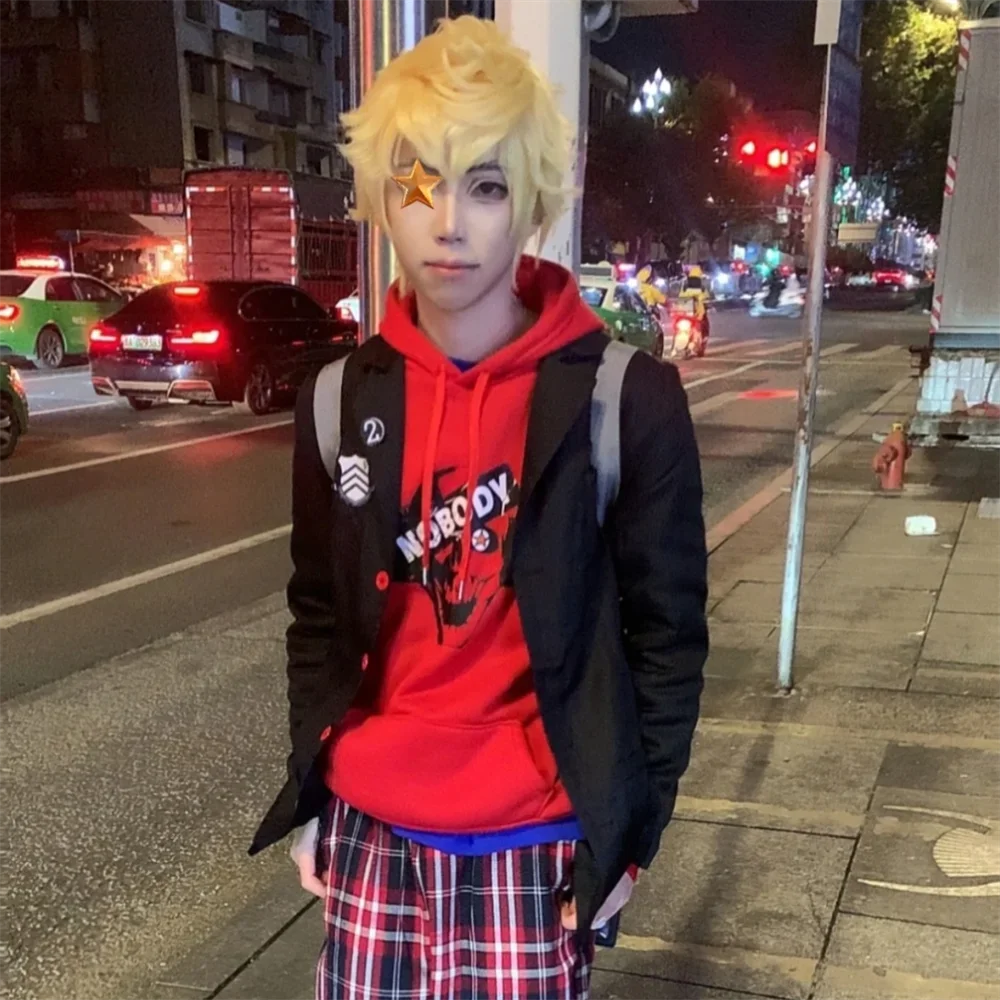 لعبة جديدة ريوجي ساكاموتو معطف تأثيري للجنسين الكبار الأحمر هوديي معطف البلوز بلوزات سترة هالوين كاجوال