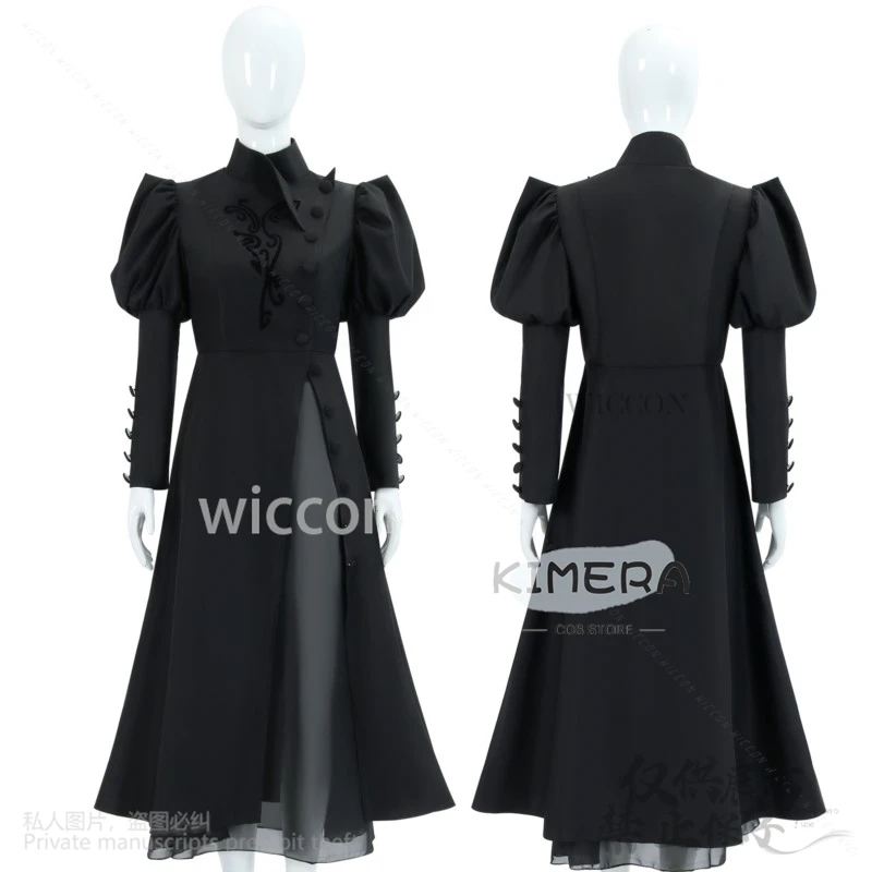 Malvado cosplay bruxas anime filme elfaba gotic roupas lolita vestido preto festa de halloween natal cos personalizado meninas mulher