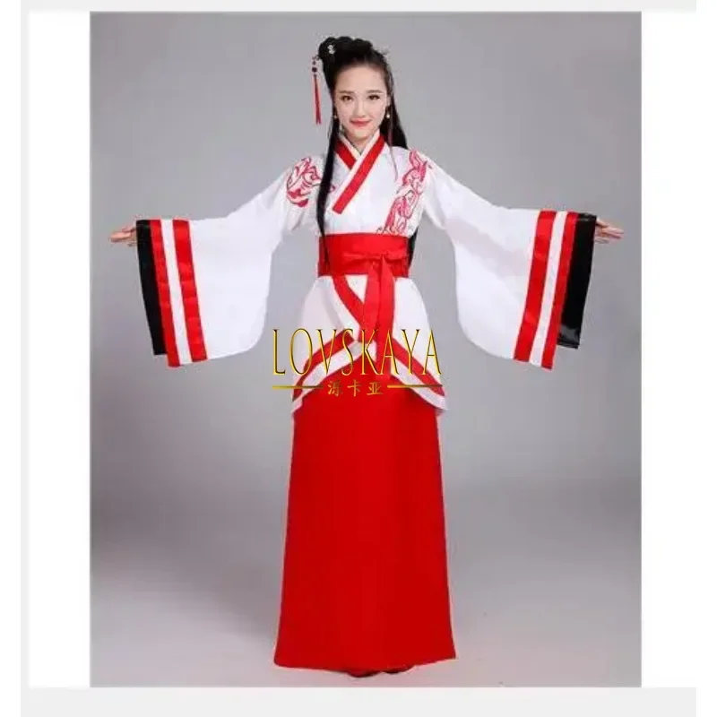 New Adult Tang Suit Performance Hanfu costumes Woman Stage Dance Dress Chinese Traditional folk Costumes