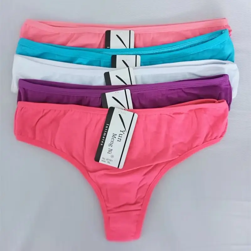 

New Style 5pcs/lot Now Underwear Passion T Pants Cotton Thong Trade Women's Sexy Briefs Letters Printed 87181