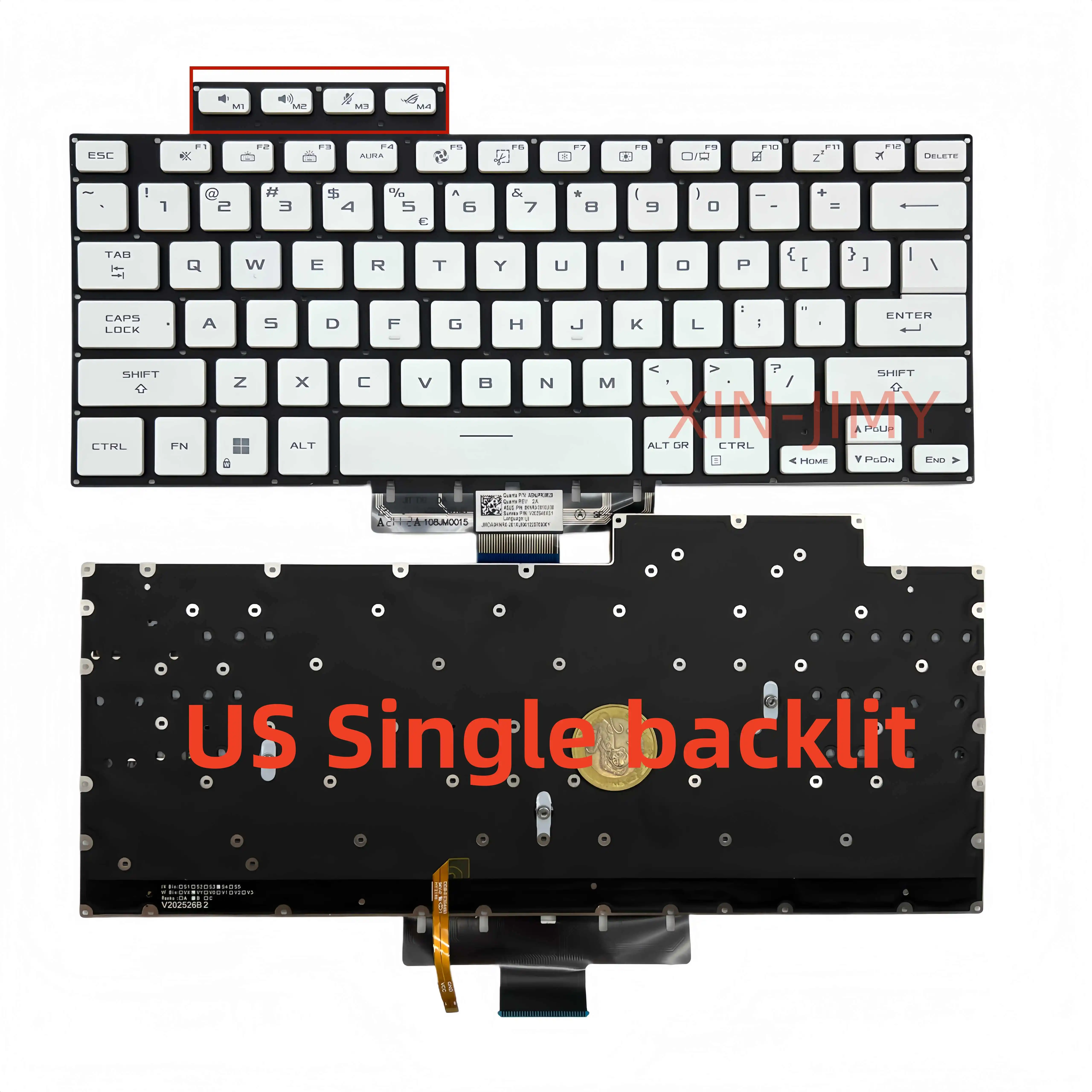 

US English NEW Laptop Keyboard For ASUS Zephyrus ROG 16 G16 GA503 GA503Q GA503QR GA503QS G15 GU603 GU603H