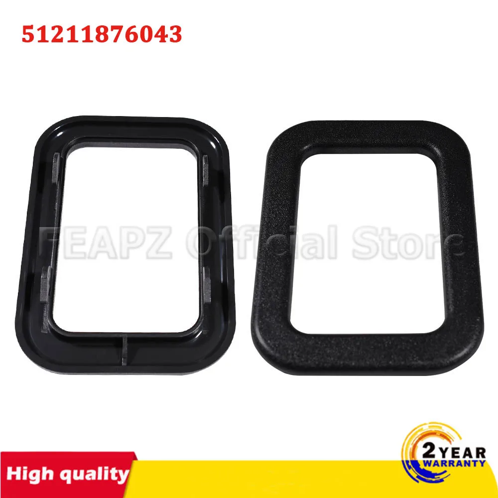 51211876043 Car Interior Door Handle Cover Trim Bezel For BMW E30 E28 E24 E23 318i 325e 325i 325is 524TD 528E 533i 633csi