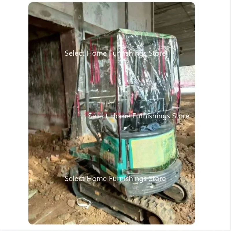 Suitable for Micro-digging Warm Awning, Cold-proof Rain Awning, Excavator Car Clothes, Dust Cover