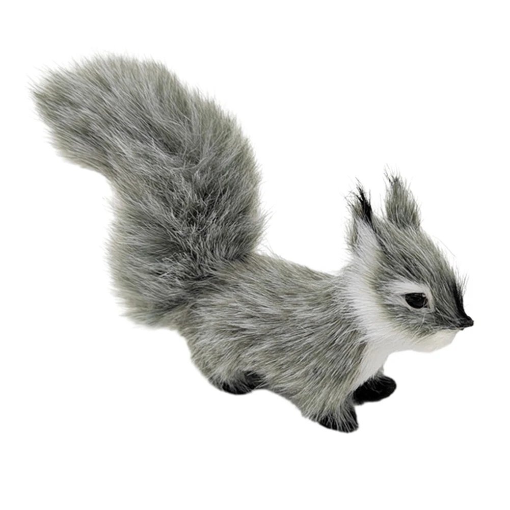 Ornament Simulation Squirrel 12*3*8cm Artificial Decoration Fake Animal Lifelike Plastic High Quality Brand New