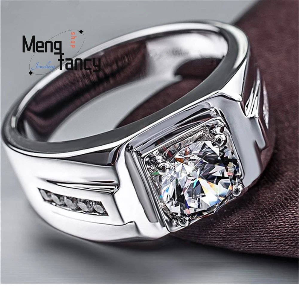 

New Men's Rings, Men's Powerful And Fashionable Diamond Rings, Popular Diamond Rings For Men Fashion Jewelry Exquisite Elegant
