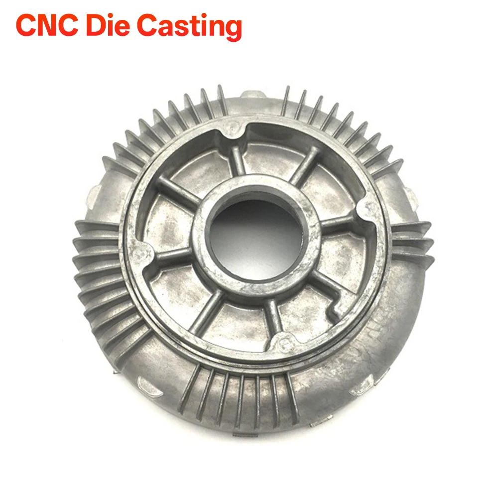 

CNC die-cast aluminum cooling fan housing with multi-fin structure for high-efficiency heat dissipation 3d printing