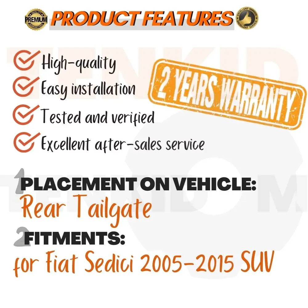 

Амортизаторы и пружины для крышки багажника Fiat Sedici 2005-2015 (SUV)