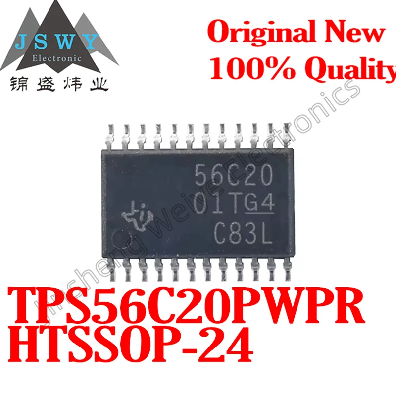 

(1/40 pieces) TPS56C20PWPR TPS56C20 56C20 HTSSOP-24 Synchronous DC-DC Buck Converter Brand new original spot