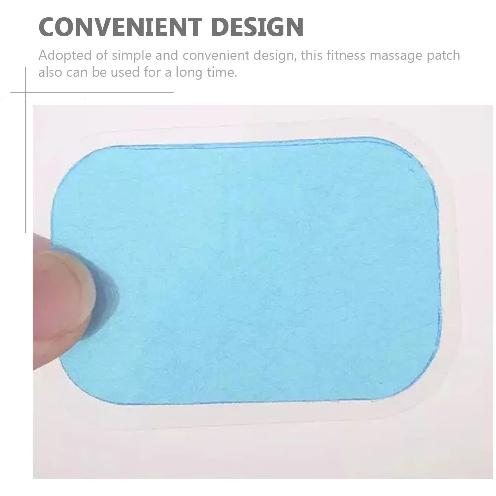 

60Pcs Fitness Massage ABS Trainer Pads Premium Gel Pad Replaceable Ab Belt Patch Daily Use Compact Ab Stimulator