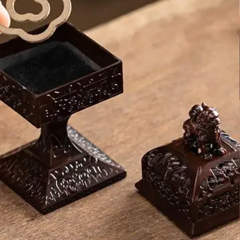 

Vertical Incense Burner Alloy Hollow Incense Holder Stickless Powder Lasting Fragrance Incense Accessories Home Ornament