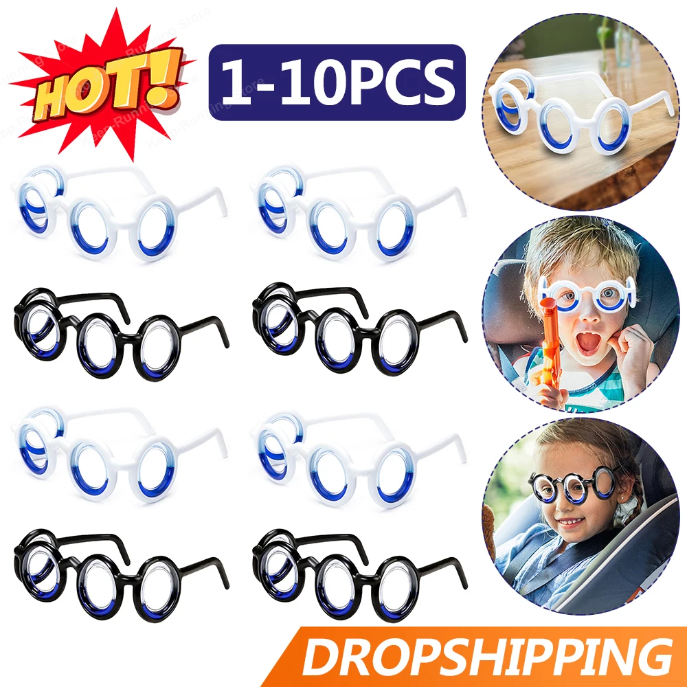 Car Anti-Vertigo Glasses Without Lens Motion Sickness Glasses Detachable Lightweight Accessories for Old Adults Children Travel