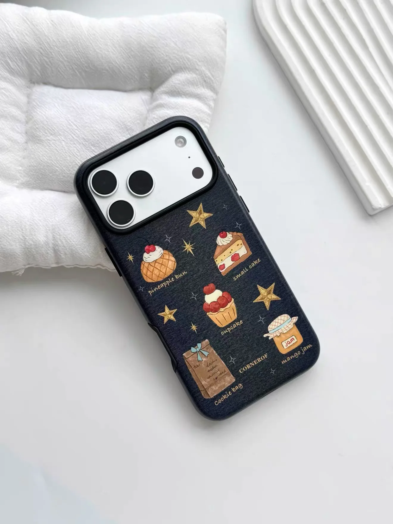 

Luxury sweet cupcake pattern Phone Case for iPhone 17 16 15 14 13 12 11 Pro Max Air Plus Luxury Double-layer Back Cover