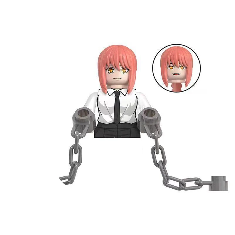 Zabawki Peryferyjne do Gry Animacyjnej Chainsaw Man Denji Makima Aki Power Mała Lalka Anime Figurki Modelowe Kolekcjonerskie