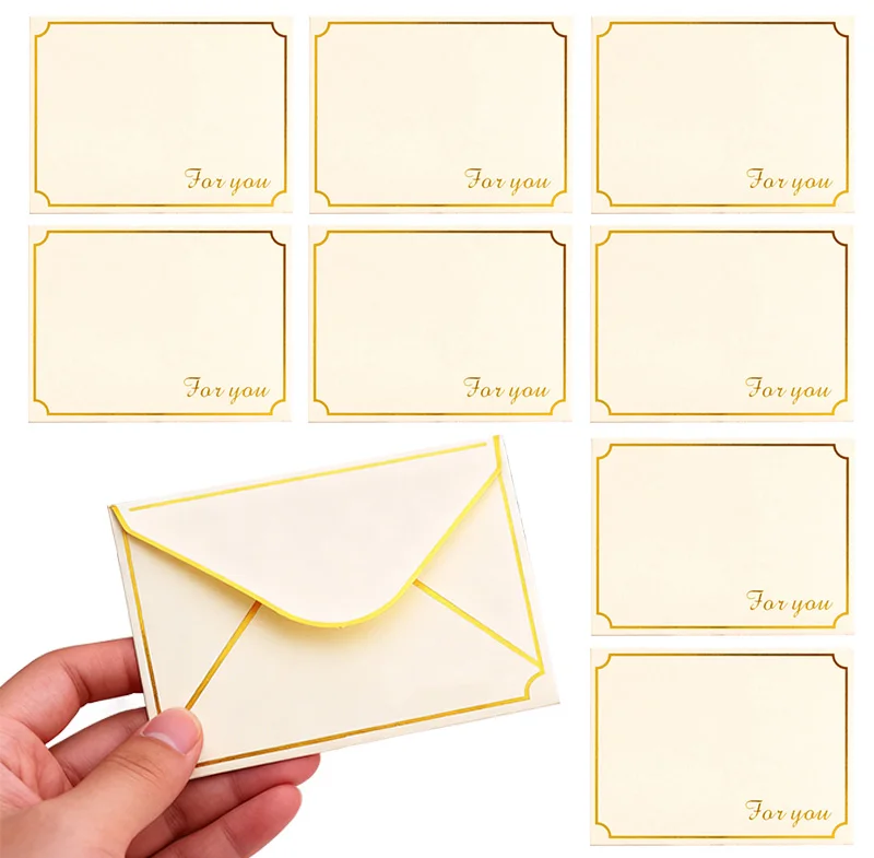 5/10/20 قطعة مغلف بيج 10x7 سنتيمتر بطاقة المعايدة رسالة دعوة لتجمعات عطلة الهدايا اللوازم المكتبية عيد الحب TMZ