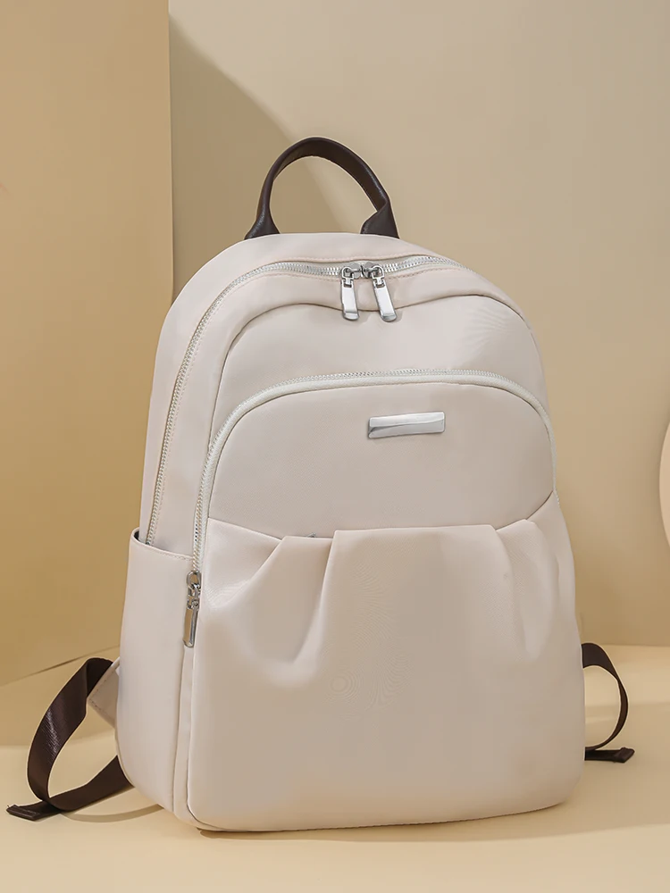 

Противоугонная сумка для путешествий на открытом воздухе10, женская пригородная сумка для ноутбука, сумка через плечо, мягкий материал, нейлон, чистый цвет, дизайн