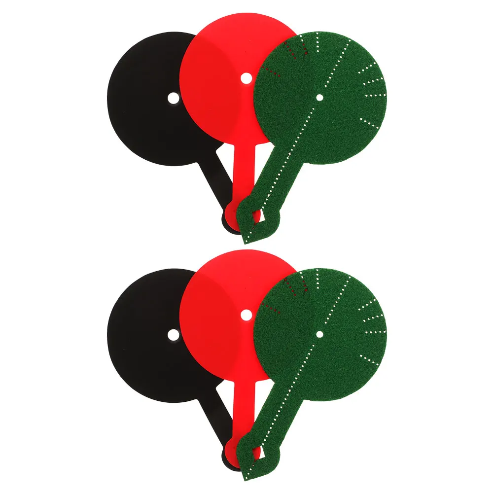 

6Pcs Billiard Aim Aid Pool Table Practicing Mat Durable Training Accessory for Enhanced Game Performance Billiard Aim Aid