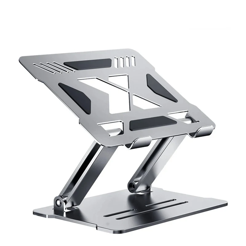 New Portable Aluminum Alloy Bracket Heightening Shelf Laptop Support Bracket Fast Heat Dissipation Base Foldable Tablet Stand