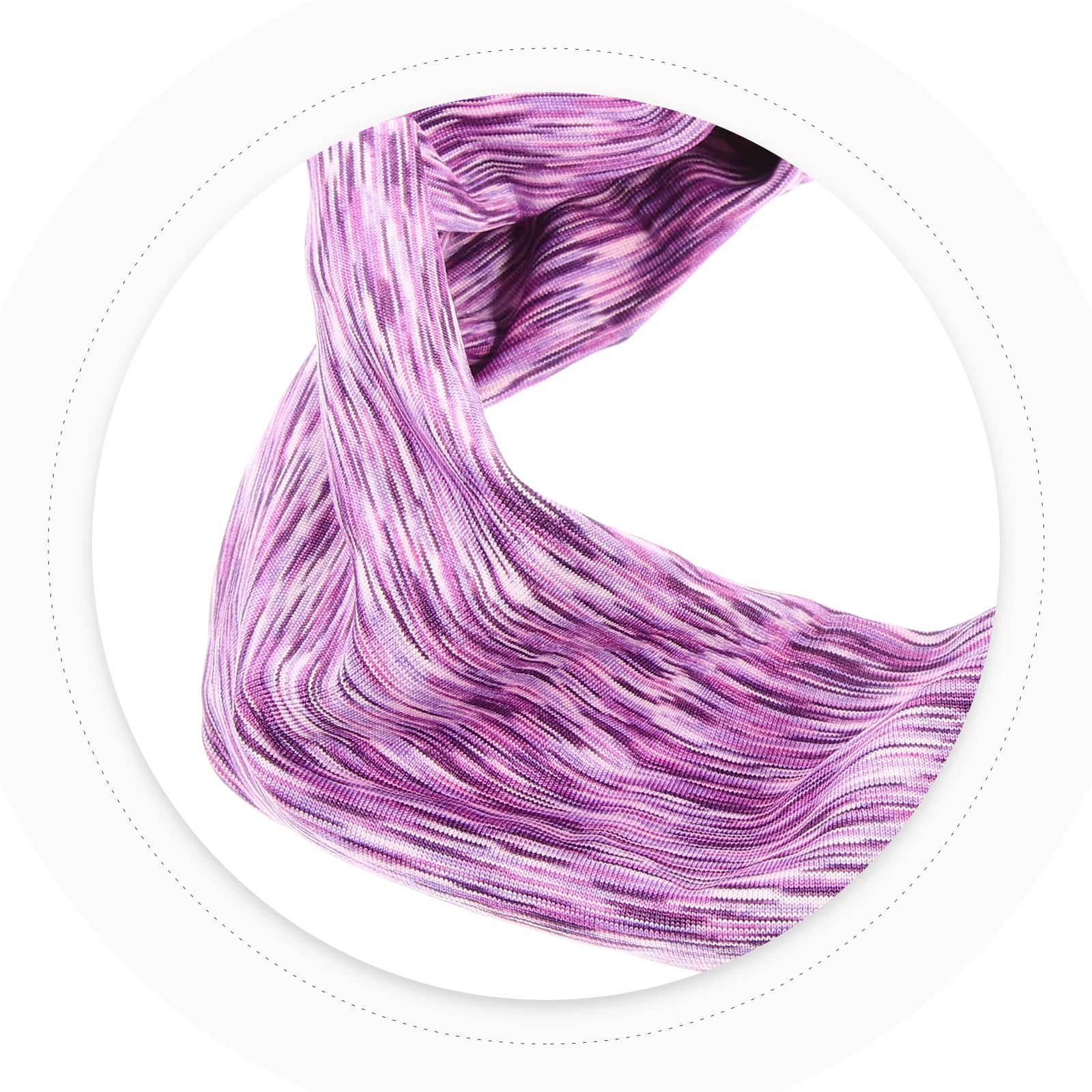 

2Pcs Sports Lightweight Premium Material Fitness Hair Ties Sweatbands for Yoga Sports Head Scarf Running Travel Gifts