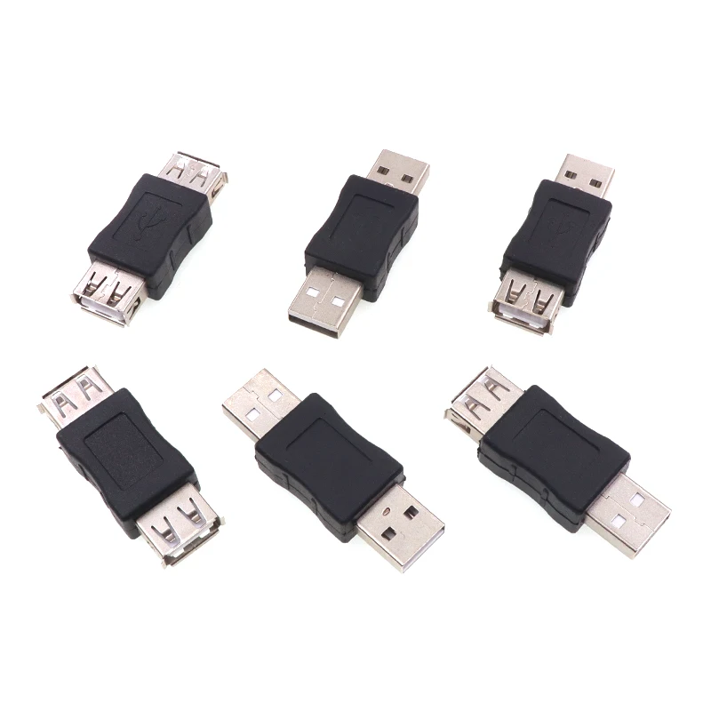 USB2.0A Male To Male - Konektor Ekstensi USB 2.0, Adaptor Female/Female & Male/Female, Transfer Data Berkecepatan Tinggi
