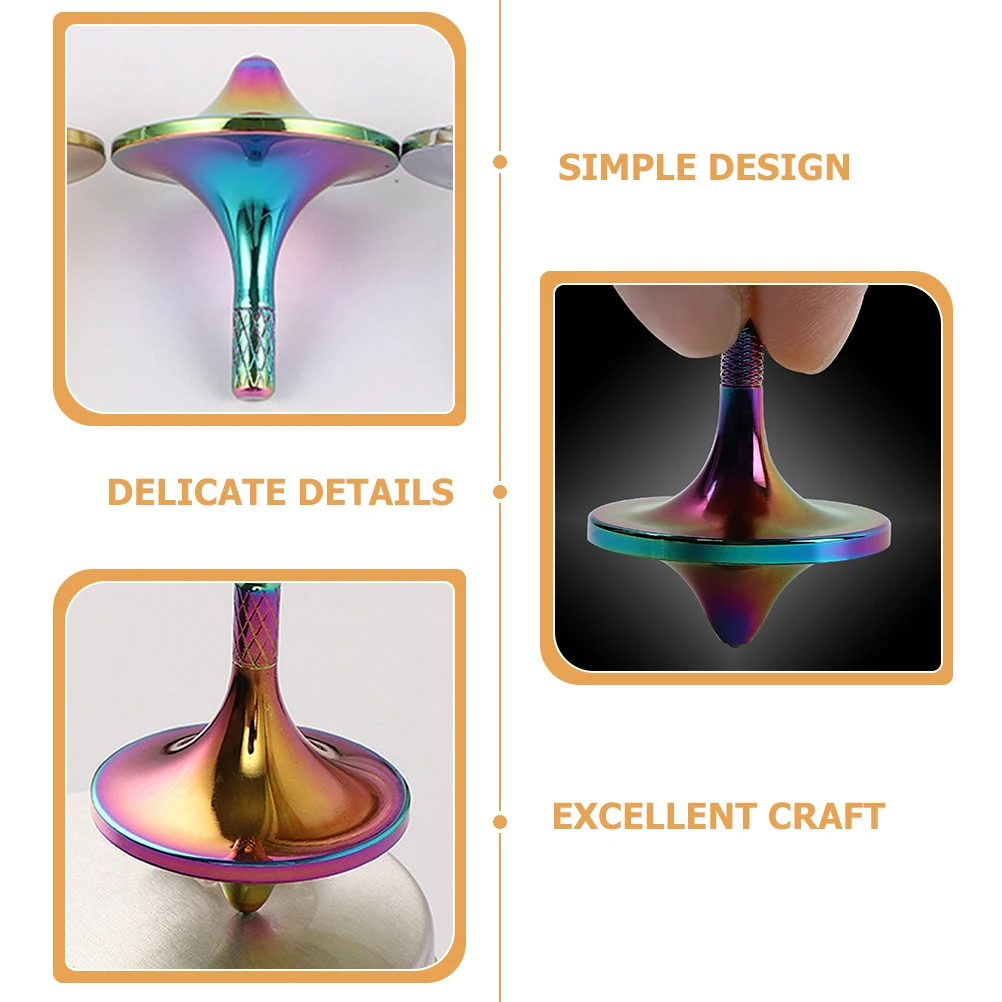 

Gyro Small Copper Color Handheld Spiral Fidget Gyroscope for Child Portable