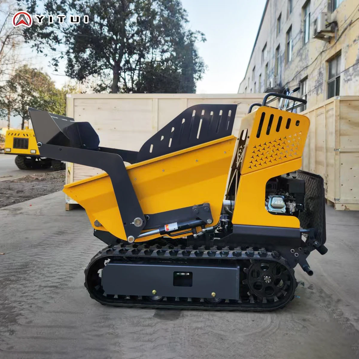 Customized Mini Dumper Fully Hydraulic Mini Dumper Automatic Dumping Truck
