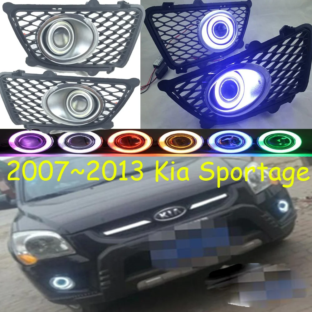 2007 ~ 2012 Luz antiniebla KlA Sportage, ¡envío gratis! halógeno, faro Sportage, ulú, espectora, k5, surento, kx5, acera; lámpara de día Sportage