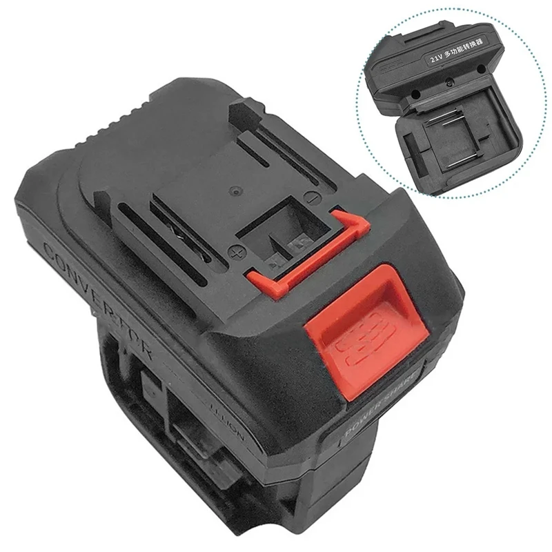 2 In 1 Power Tool Battery Adapter For Makita Electric Impact Drill Wrench Screwdriver Li-Ion Battery Converter