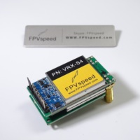 VRX 1.2GHz 1.3GHz FPVspeed VRX-S4 1.2G 1.3G 9CH FPV Video Receiver Module, Compatible with Fatshark, SKYZONE, DJI V1/V2 Goggles