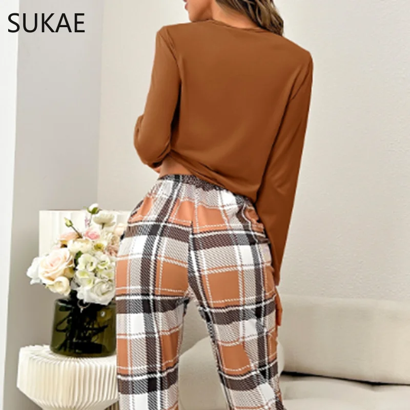 Conjunto pijama de urso fofo para mulheres pijamas macios, pijama de seda leite para menina, pijamas de mangas compridas, loungewear de lazer,