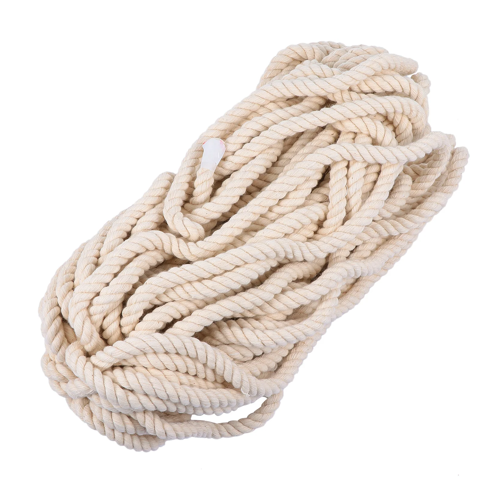 

1 Roll 10Mm Thickened Triple Strand Cotton Rope For Diy Craft Decorative Macrame Cord Durable Handmade Rope Party Supplies