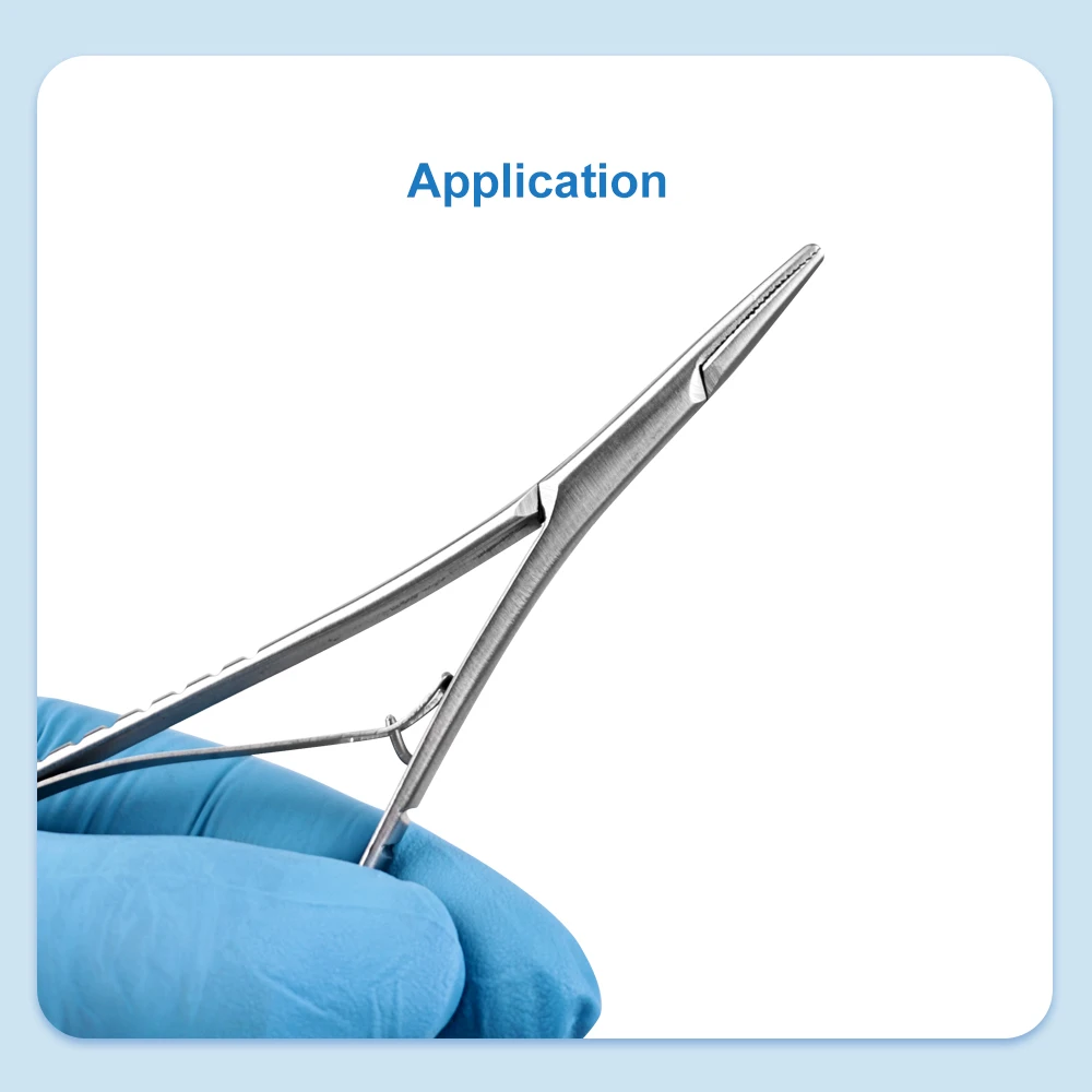 Standard Dental Needle Holder Tweezers Orthodontic Instrument Dentistry Product Stainless Steel Mathieu Needle Holder