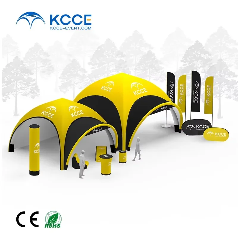 KCCE Free 3D Design 3x3 4x4 10x10 Waterproof Outdoor Inflatable Marquee Tent Inflatable for Business Commercial Promotion