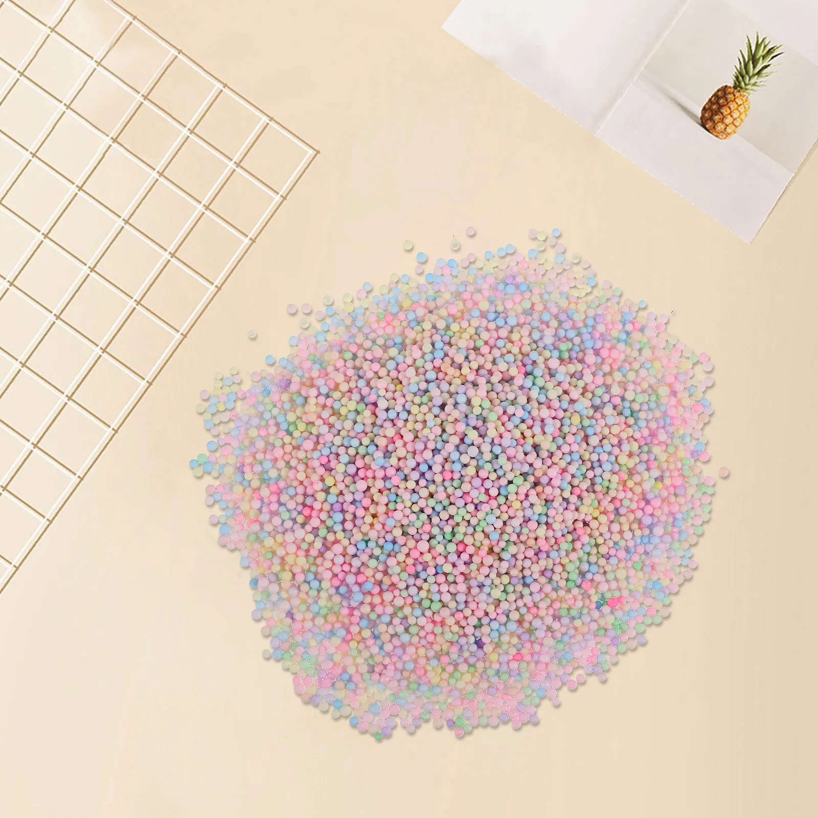 Vibrant Mini Foam Balls Polystyrene Beads for Crafts Box Filler Bean Bag Refill DIY Making Kids Activities Wedding Decoration view 5