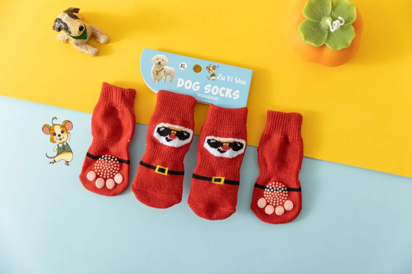 أغطية أقدام الكلاب الداخلية والخارجية ، جورب الكلاب ، كلب ألماني ، بيجل ، كلاب كبيرة ومتوسطة وصغيرة ، شيواهوا ، شيبا إينو ، مجموعة واحدة