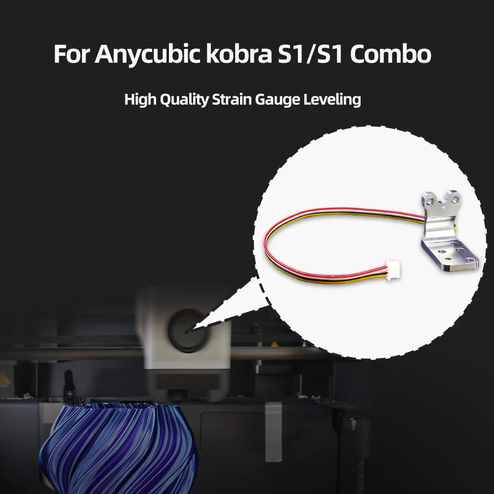 Per Anycubic S1/S1 Combo Estensimetro Estensimetro di alta qualità Livellamento Parti della stampante 3D Accessori per stampante 3D in metallo per S1C