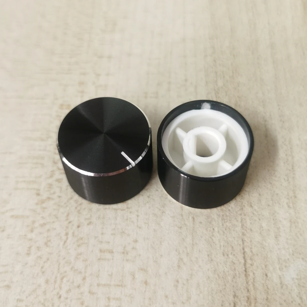 1PCS 20* 13MM Aluminum Alloy Potentiometer Knob Cap Volume Control Knob Hat Rotation Switchfor 6mm D-axis