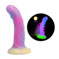 Fluorescent Dragon Dildo Huge Luminous Dildos for Woman Silicone Suction Cup Dog Anal Plugs Masturbator Sex Toys for Couples