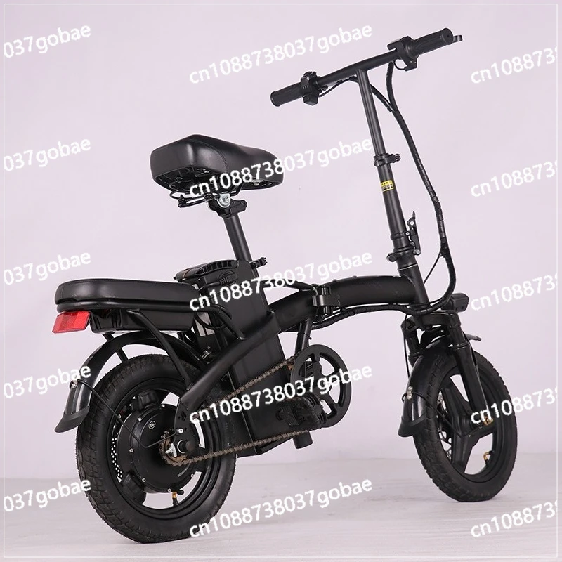 دراجة كهربائية خفيفة الوزن قابلة للطي للكبار، بطارية ليثيوم كهربائية، بطارية نقل صغيرة #3