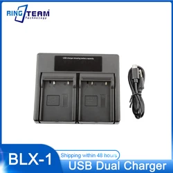 BLX-1 for Olympus OM-1 OM1 Mirrorless Camera BLX-1 Battery Dual Charger