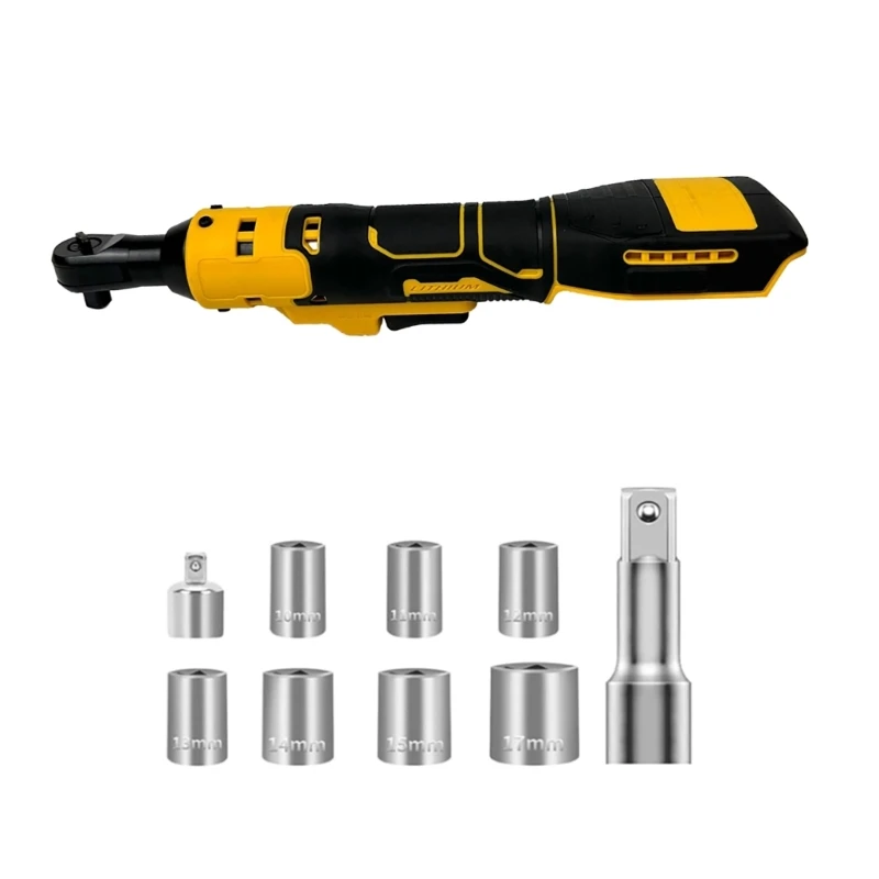 Cordless Electric Ratchet Wrench Set 400RPM Cordless Ratchet Wrench 3/8