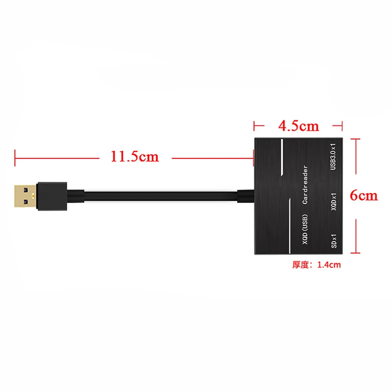 قارئ بطاقات XQD USB 2.0 / 3.0 قارئ عالي السرعة 500 ميجابايت/ثانية لجهاز Mac Windows D4 D500 #6
