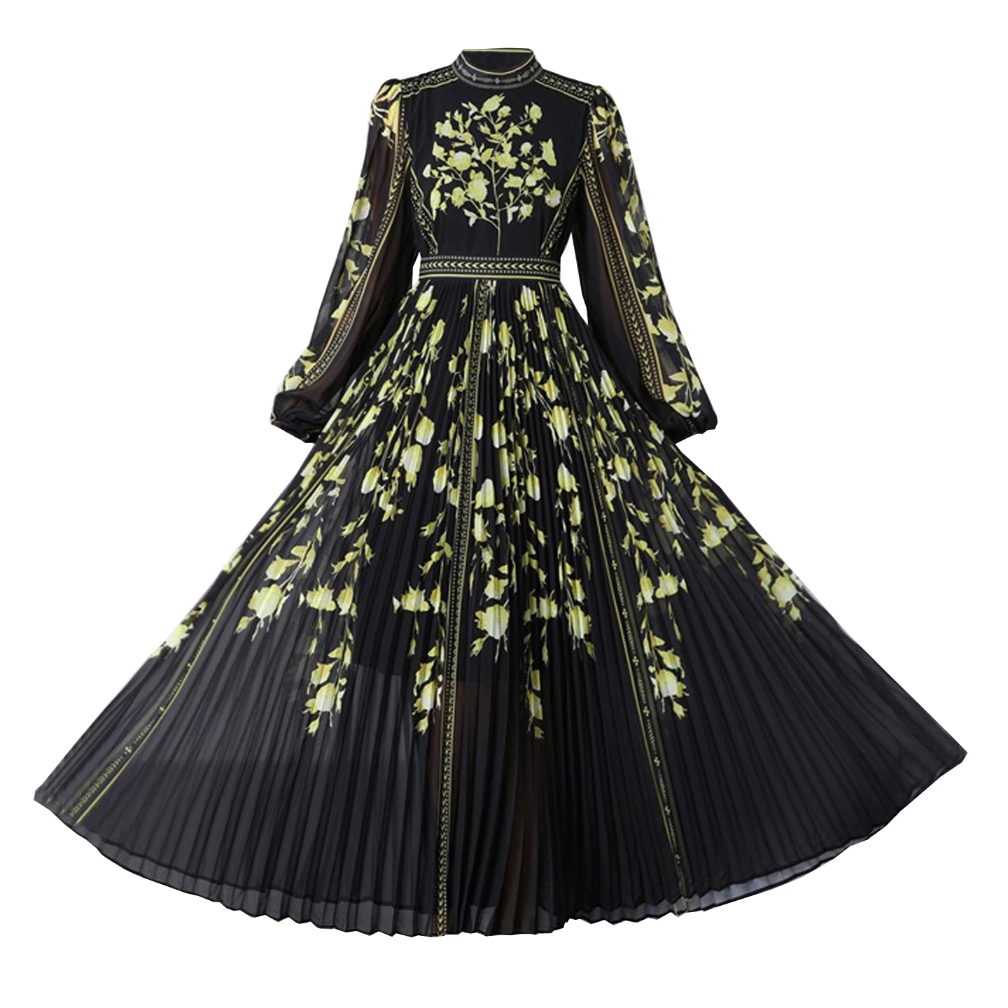 Ele European Court Sle longo oversized contornado Dr feminino Faion ow off oulder vestido de baile com saia de camada dupla