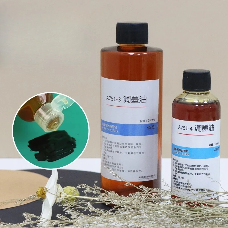 100ml/250ml Ink Blending Oil/Ink Cleaning Fluid Reduce Ink Viscosity Environmentally Friendly Dilute Mixed Ink Cleaning Tools